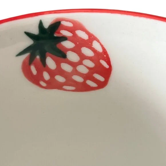 Paper Source Strawberry Oversized Tea Cup Mug Cottagecore - Picture 5 of 11